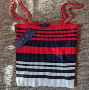 Red White and Blue stripe tube top